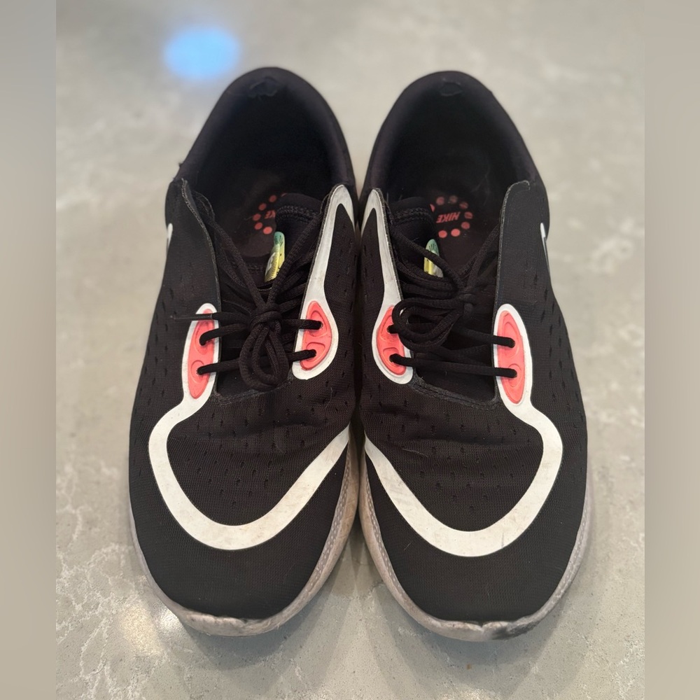 Men’s Nike joyride Dual Run - BLACK/HOT PUNCH/GLACIAL ICE - size 10